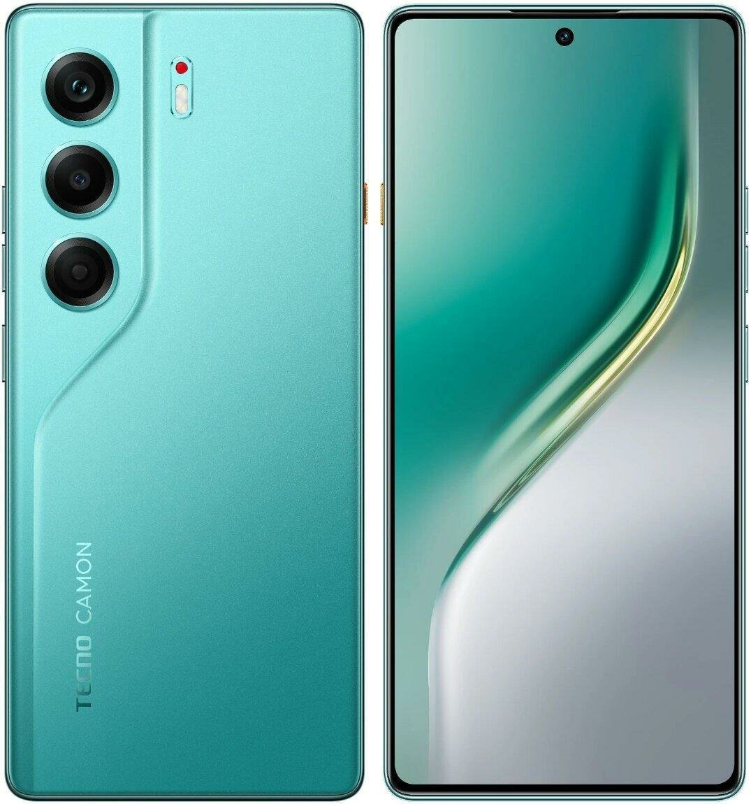 Смартфон Tecno CAMON 40 12/256 Гб Зеленый 2 sim 6,78" AMOLED 2G, 3G, 4G (LTE) 5200 mAh (RU)