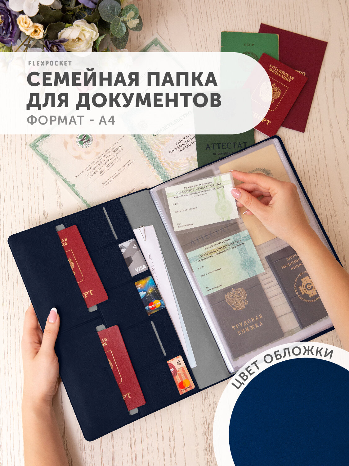 Документница для личных документов Flexpocket
