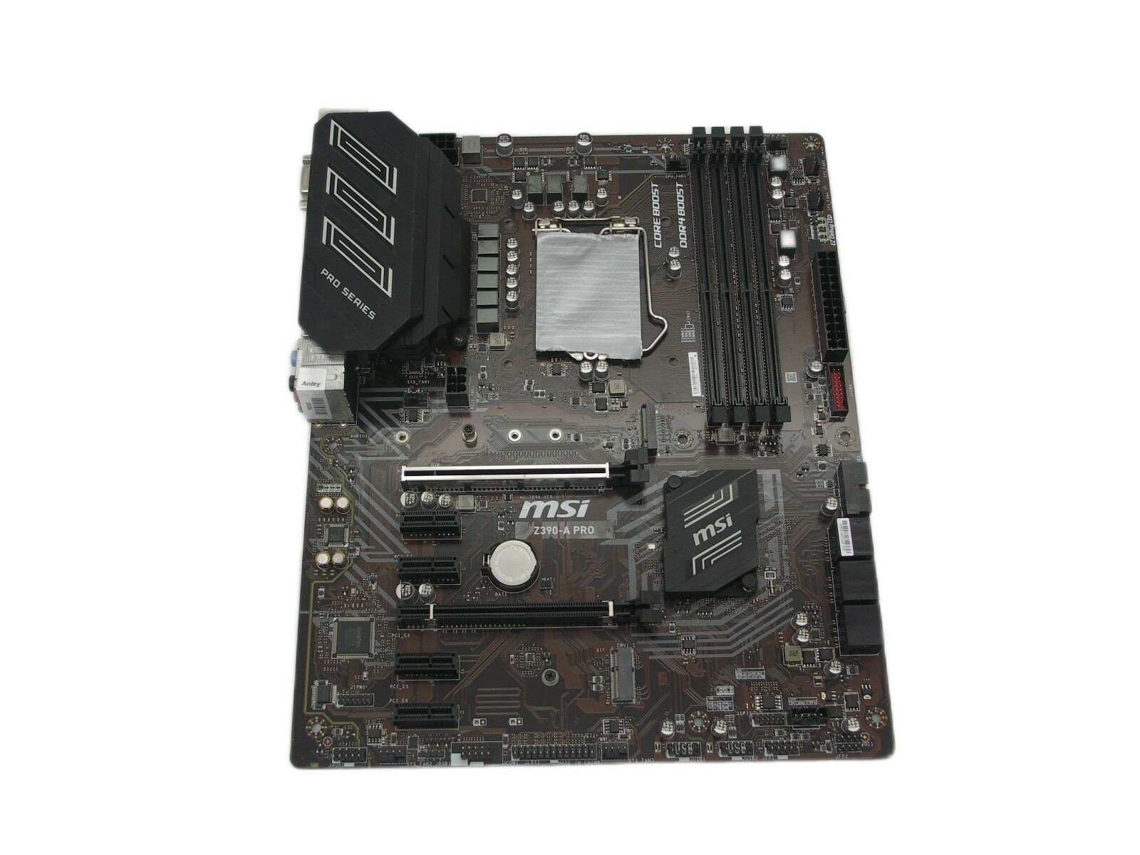 Материнская плата S-1151 MSI Z390-A PRO Z390/4xDDR4/2xM.2/2xPCI-E/Lan/VGA/HDMI/DP/Sb/ATX