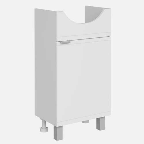 Изображение товара Тумба под раковину без столешницы DIWO Дмитров 47 напольная, 1 дверца, белая
