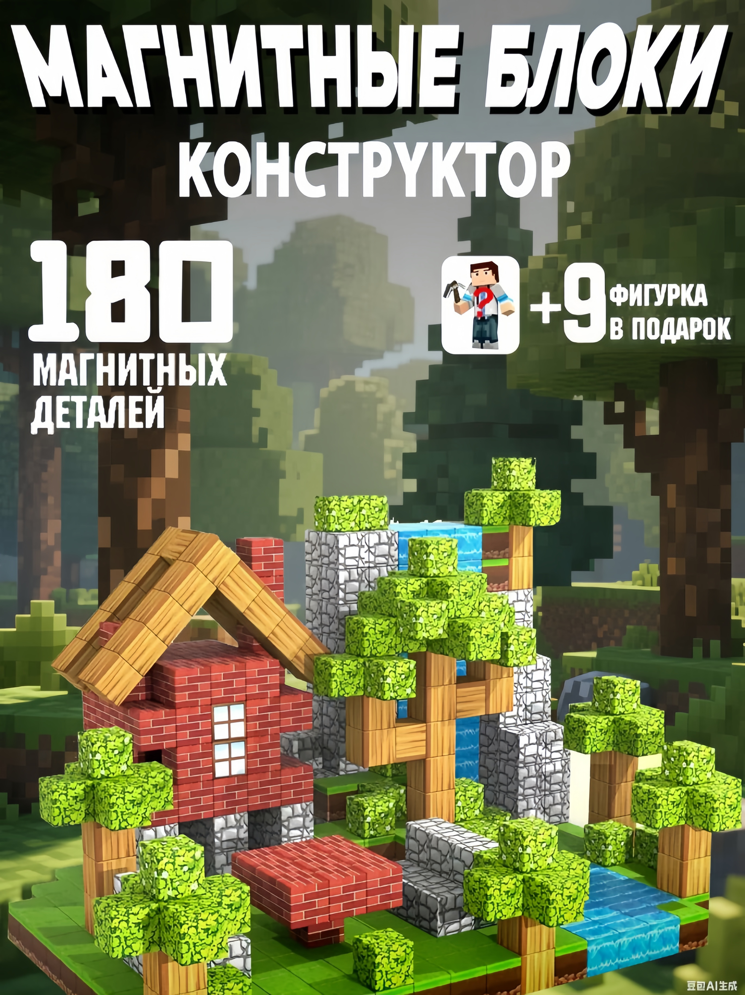 Конструктор магнитный