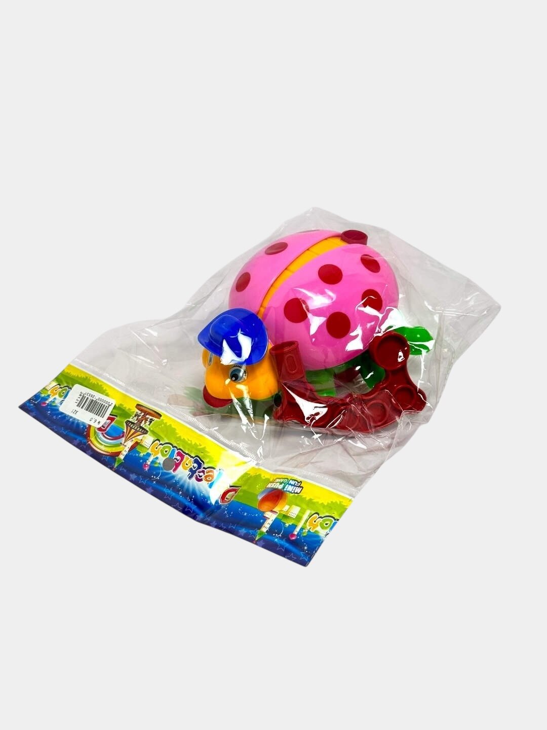 Каталка детская божья коровка Арт. 321 развивающая цветная 1+ Код. 28121