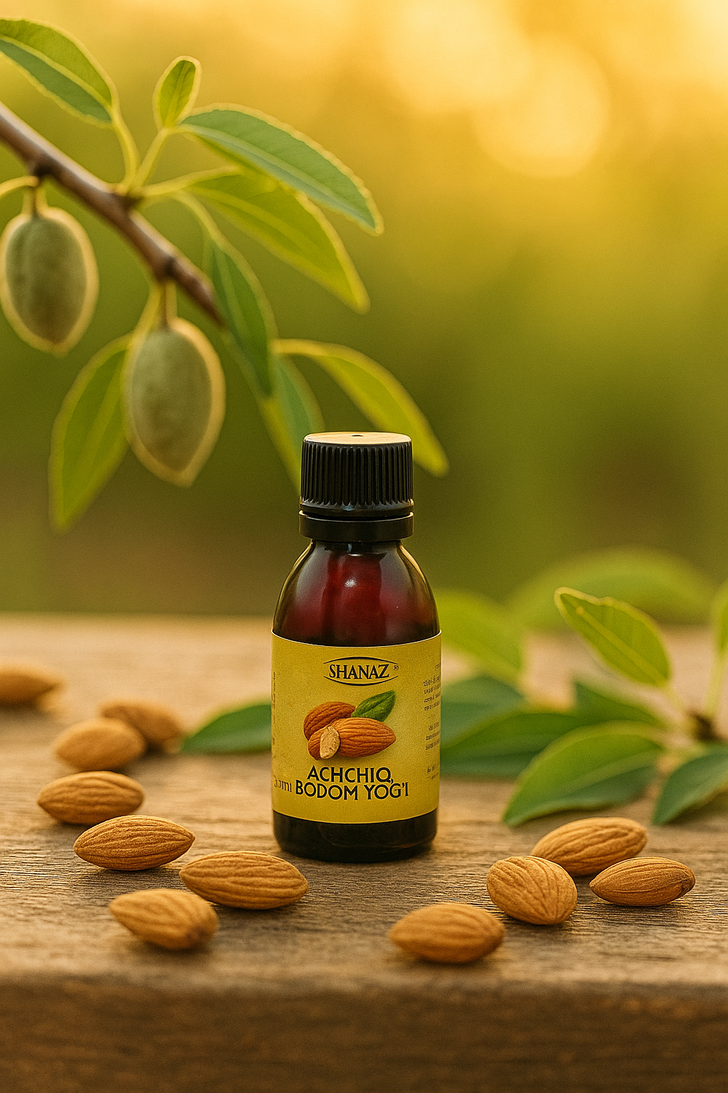 Масло горького миндаля, 25 мл — 100% натуральный эликсир красоты и молодости!