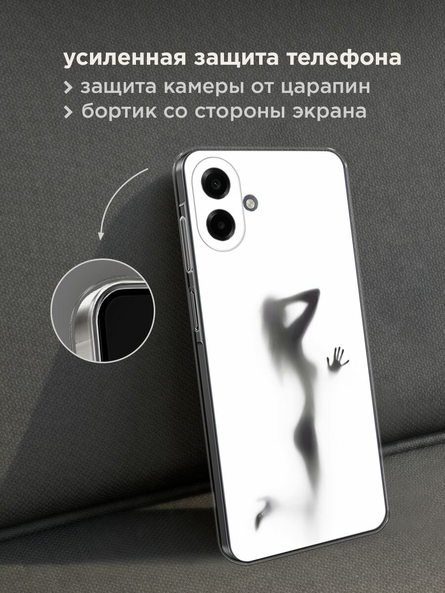 Чехол на Samsung Galaxy A07 / Самсунг А07 с принтом "Стекло в душе" — фото 1
