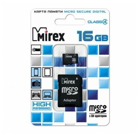 Карта памяти MIREX Micro SDHC 4GB - фото №11