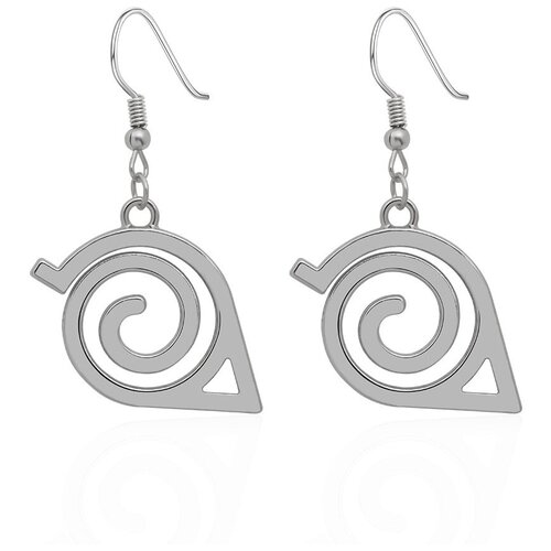 Серьги с символом Конохагакурэ но Сато из аниме и манги 