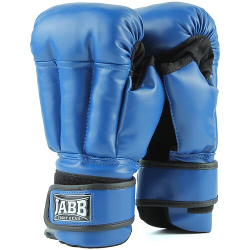 Перчатки для рукопашного боя .(иск. кожа) Jabb JE-3633, синий, M накладки под перчатки с гелем jabb je 3013 синий m