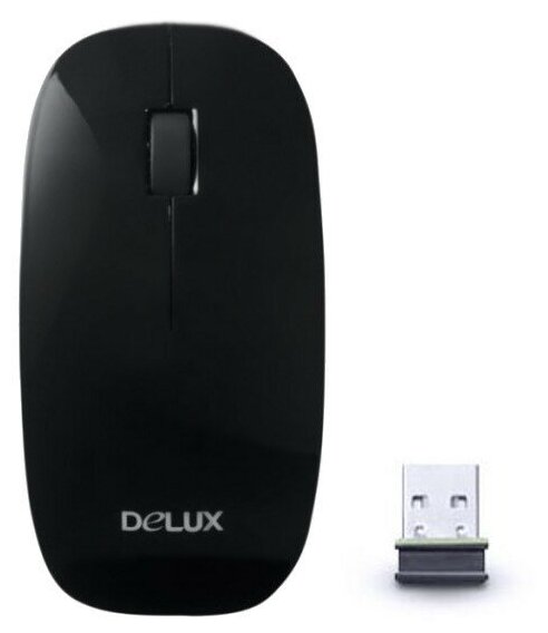 Мышь Delux DLM-111 White-Green