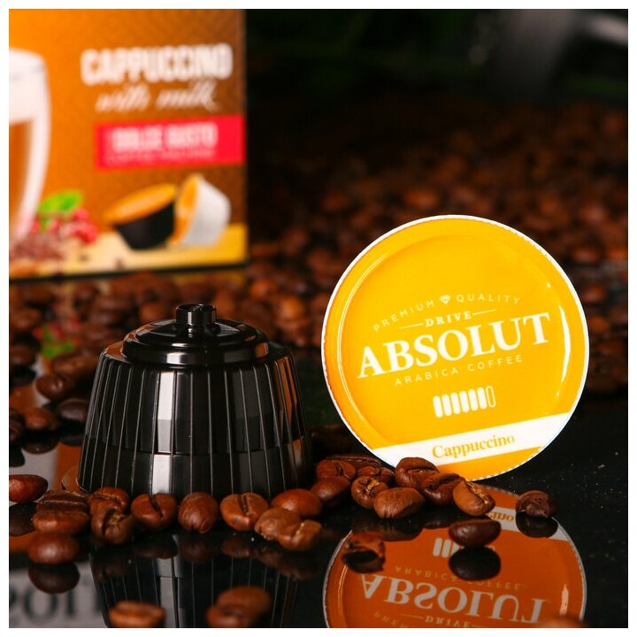 Капсулы для кофемашин Dolce Gusto: Drive Absolut Dg Капучино, 184 г - фотография № 11