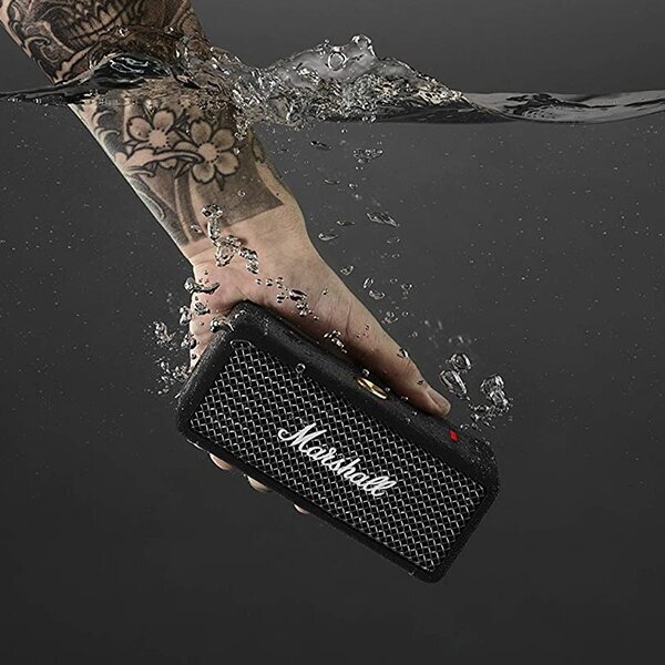 Marshall Беспроводная влагостойкая колонка Marshall Emberton Bluetooth Speaker Black чёрная