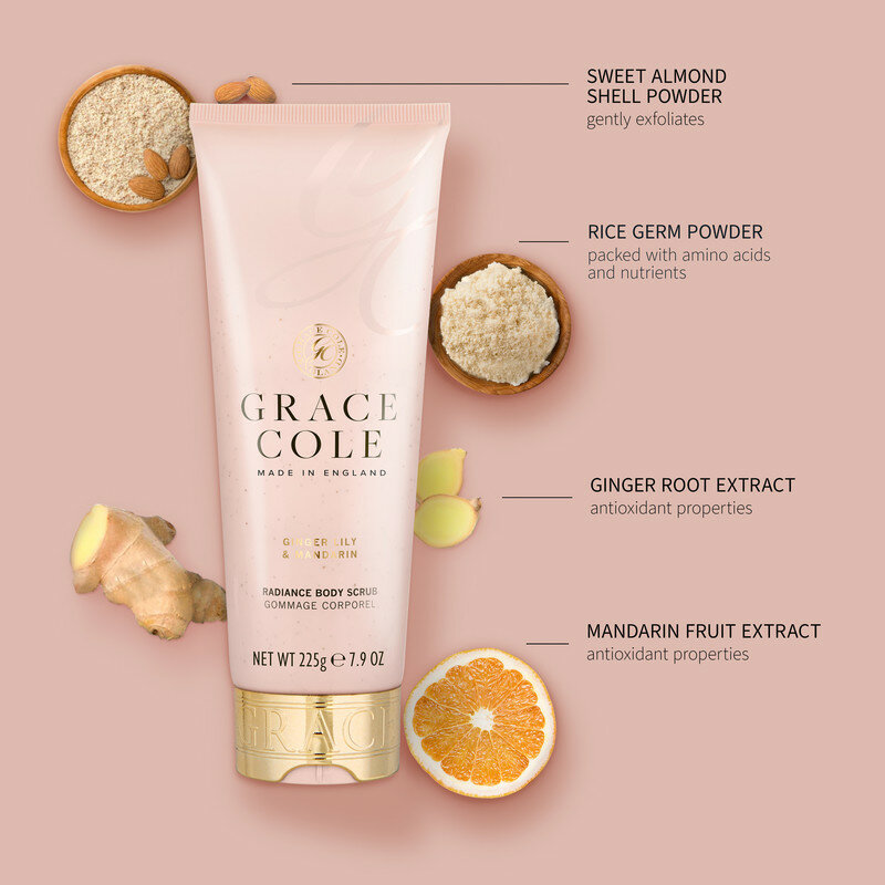 Скраб для тела Grace Cole Ginger Lily & Mandarin - фото №3