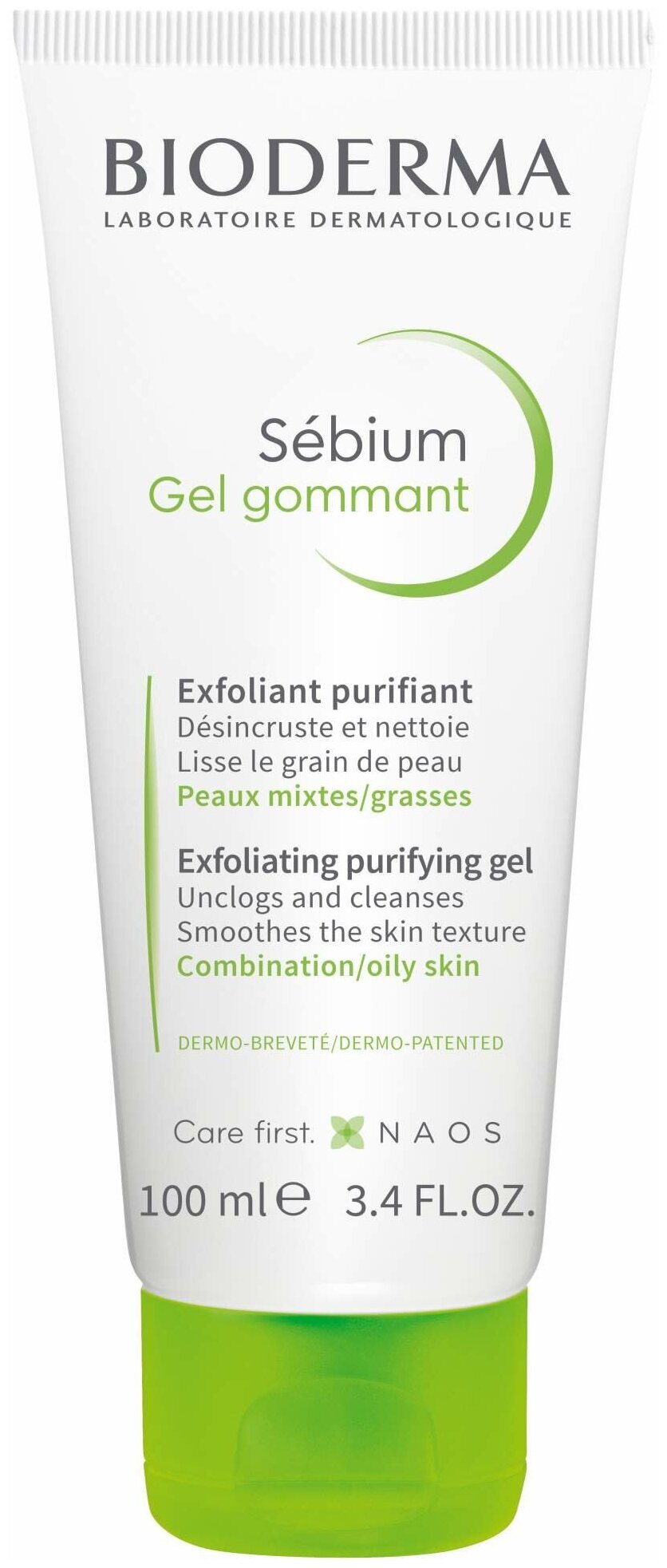 Гель для лица Bioderma Sebium Gel Gommant Purifiant 100мл