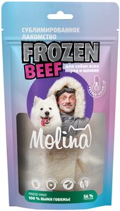 Фото Лакомство для собак Molina Frozen Beef с говяжьим выменем