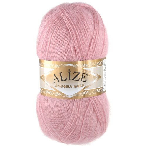 фото Пряжа alize angora gold (ангора голд) цвет: темно-розовый 144, 5 мотков*100г*550м 20% шерсть 80% акрил