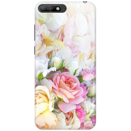 фото Re:pa накладка transparent для huawei y6 (2018) с принтом "нежные розы"