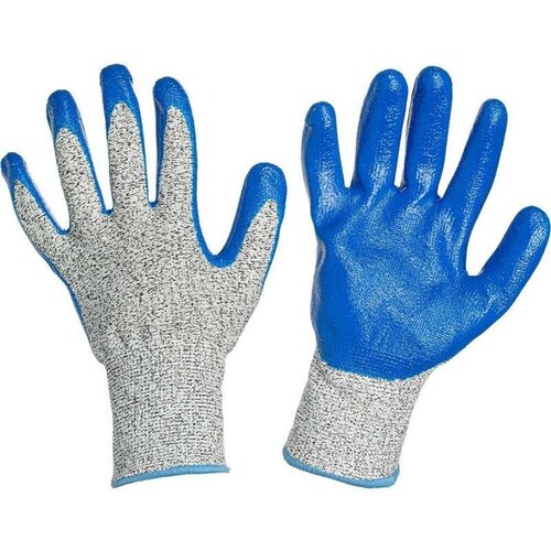 Перчатки защитные от порезов Хорнет, с нитриловым покрытием, размер 10 (XL), 1 пара перчатки нитрил нейлон