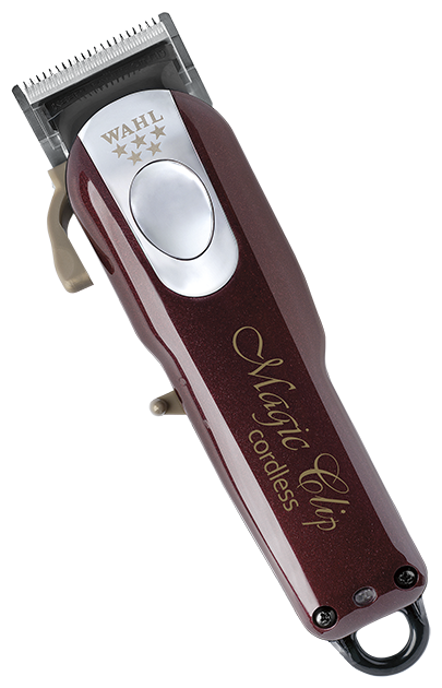 Машинка для стрижки Wahl 8148-2316H Magic Clip Cordless 5Stars, бордовый - фотография № 5