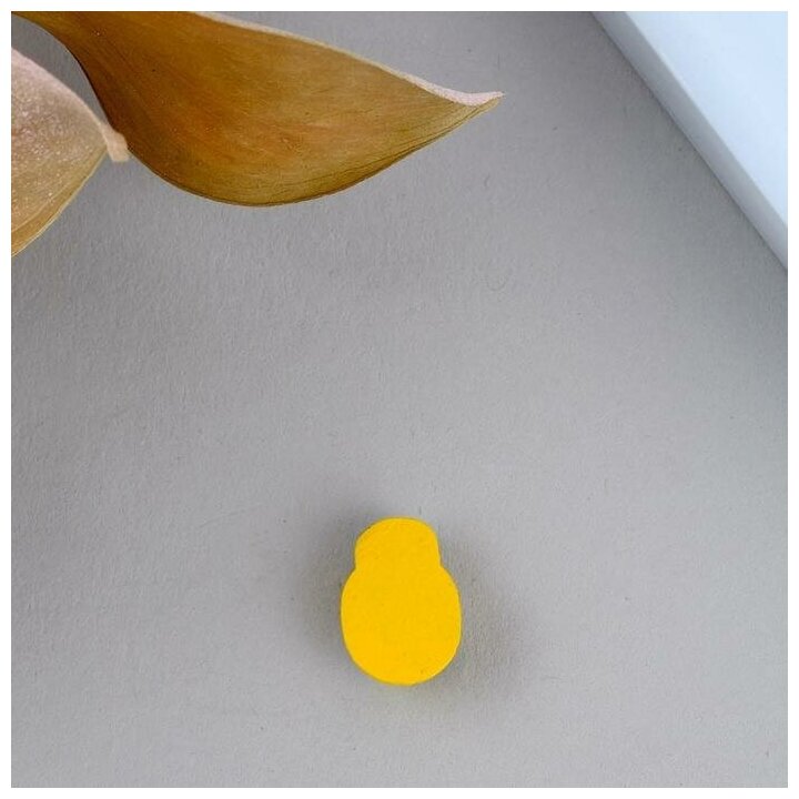 Арт Узор Декор для творчества дерево "Жёлтая пчёлка" набор 30 шт 0,9х1,3 см