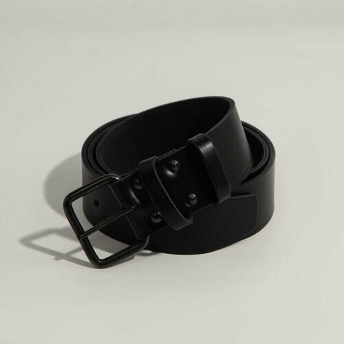 фото Ремень натуральная кожа, длина 110 см., черный ремни-qb