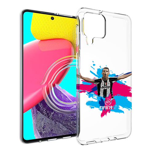 Чехол MyPads Fifa-2019-2020-2021-2022 мужской для Samsung Galaxy M53 (SM-M536) задняя-панель-накладка-бампер