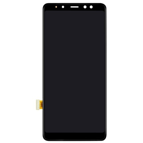 Дисплей для Samsung A730F Galaxy A8 plus (2018) в сборе с тачскрином (черный) (AMOLED) дисплей для samsung a600f galaxy a6 2018 в сборе с тачскрином base черный amoled