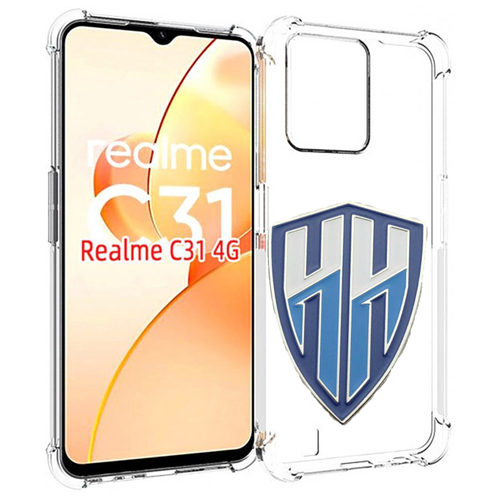 Чехол MyPads фк нижний новгород мужской для OPPO Realme C31 задняя-панель-накладка-бампер