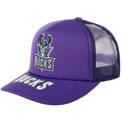 Бейсболка Mitchell & Ness, размер OneSize, фиолетовый коврик для мышки прямоугольный 220x180x3мм nba баскетбол милуоки бакс milwaukee bucks