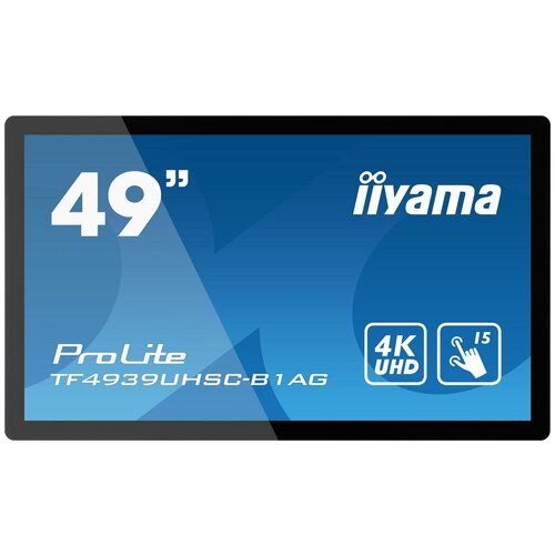 Монитор LCD 1245 cm 49 169 3840x2160UHD 4K IPS nonGLARE Да 500cdm2 H178V178 11001 167M 8ms VGA DVI 2xHDMI DP Speakers 28843200₽