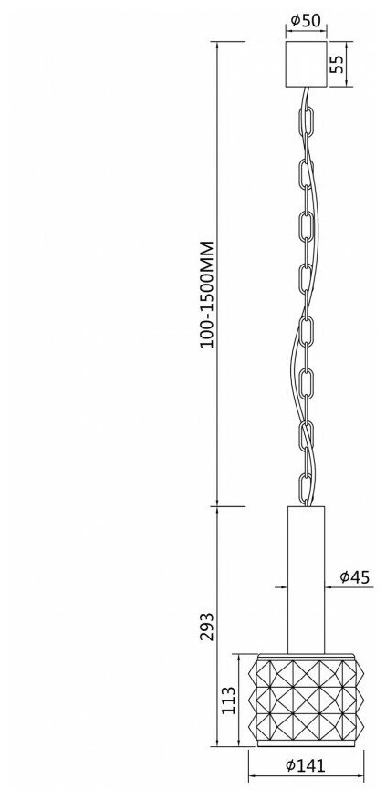 Подвесной светильник Maytoni Rock Me MOD027PL-01CH - фото №19