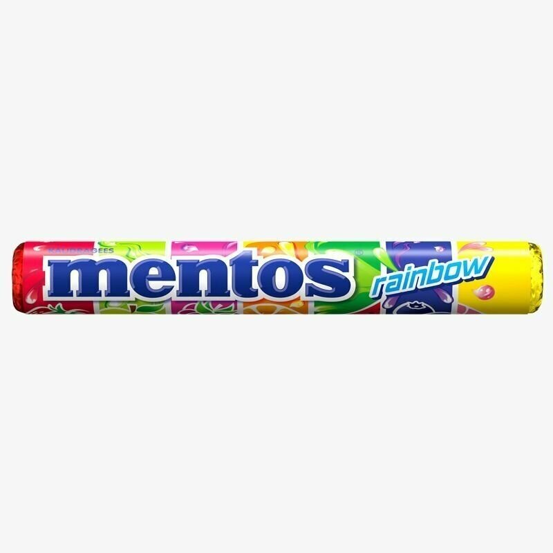 Жевательное драже Mentos Rainbow , 37,5 г х 4 шт (Из Финляндии)