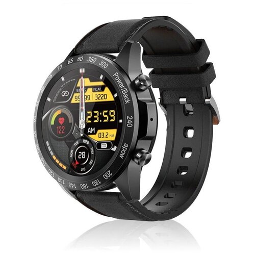 Умные часы BlitzWolf BW-HL4 Bluetooth Call Smart Watch Music Black Leather 465000₽