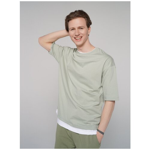 фото Футболка с кор.рукавом твое 81028 размер l, светло-зеленый, men