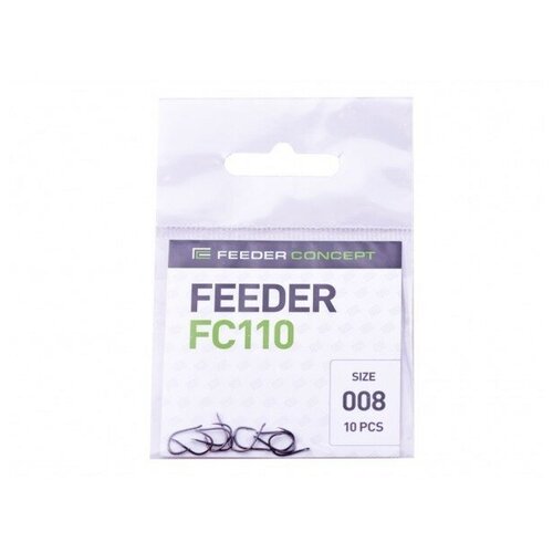 крючок cobra feeder master 008 Крючок FEEDER CONCEPT FC110-008 10шт