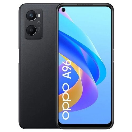 смартфон honor x9 4g 6 128 гб ru dual nano sim черный Смартфон OPPO A96 4G 6/128 ГБ RU, Dual nano SIM, звездный черный