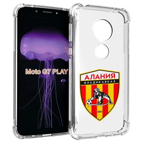 Чехол MyPads фк-алания-2 для Motorola Moto G7 Play задняя-панель-накладка-бампер