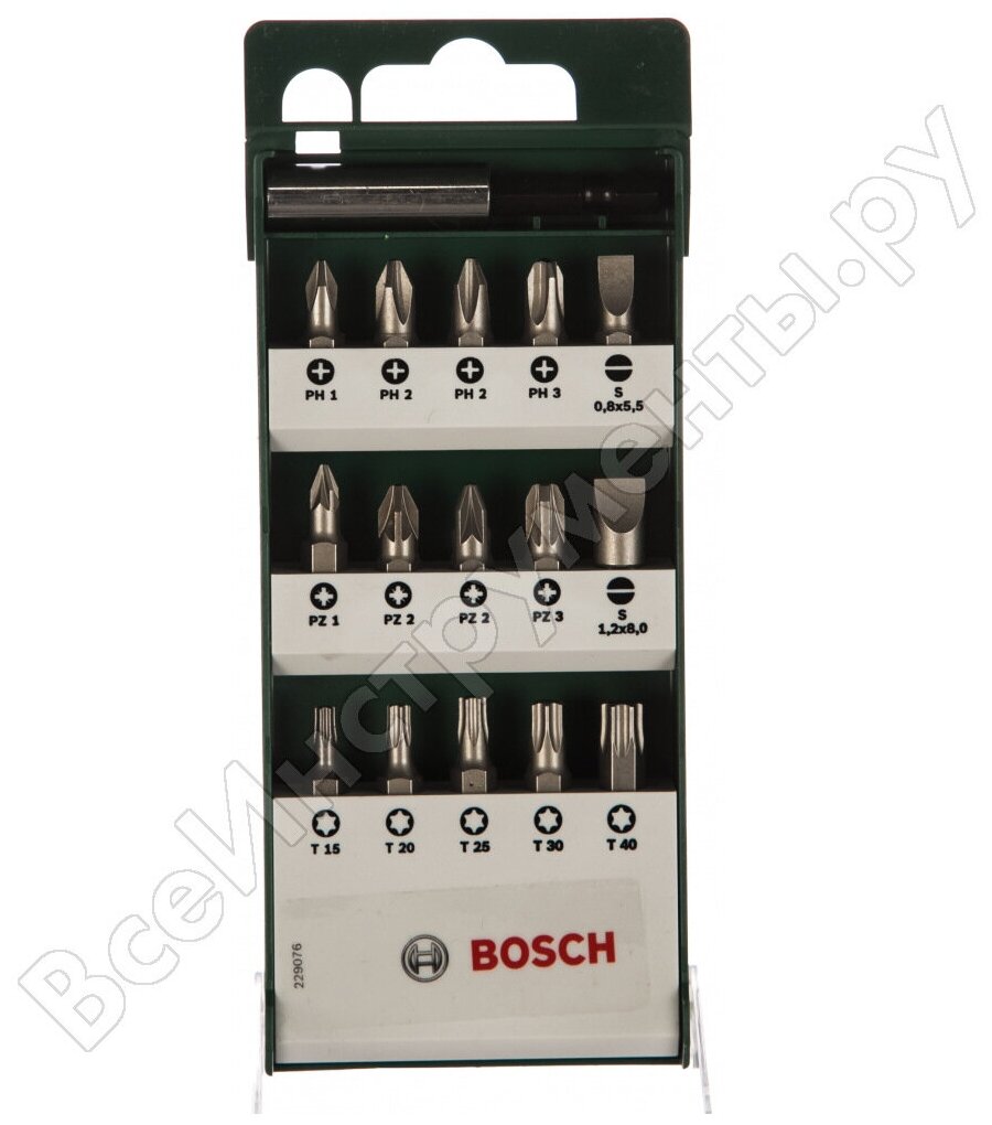 Набор бит (SL/PH/PZ/TORX; 25 мм; 16 шт.) Bosch 2609255977