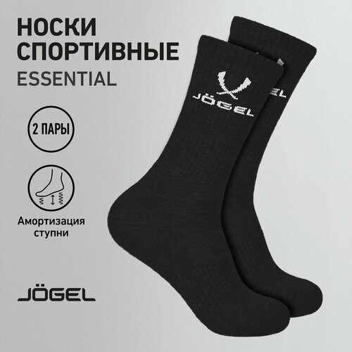 Носки Jogel, размер 43-45, черный, 2 пары