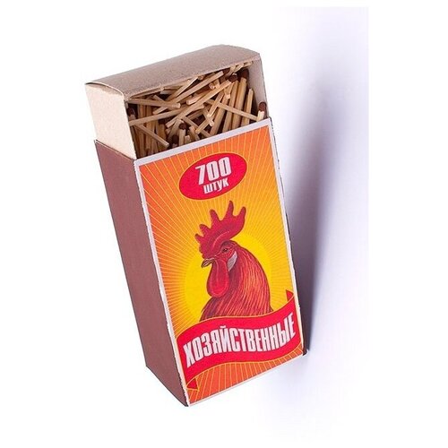 Хозяйственные спички/бытовые спички/спички для кухни/спички для дачи/спички для мангала. 1 коробок- 700шт. Череповец фэско.