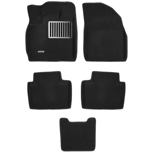 Коврик салона текстильный Euromat 3D Lux для EXEED TXL, с металлическим подпятником