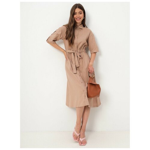 Платье женское миди G pride коричневое