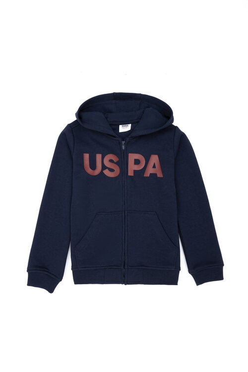 Толстовка U.S. POLO ASSN., размер 10_11, синий