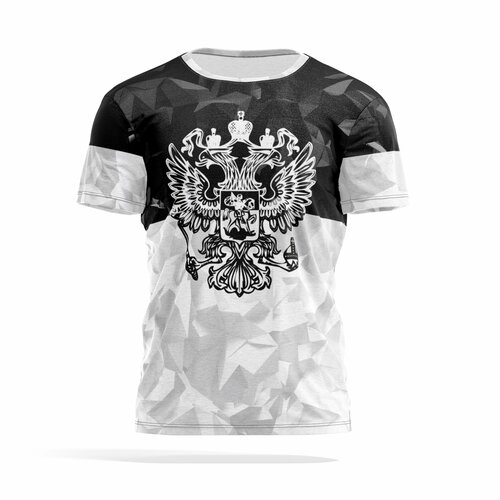 фото Футболка panin brand, размер 5xl, белый, черный