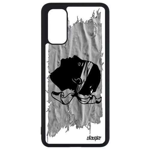 фото Противоударный чехол на мобильный // samsung galaxy s20 // "флаг корсики на ткани" стиль государственный, utaupia, белый