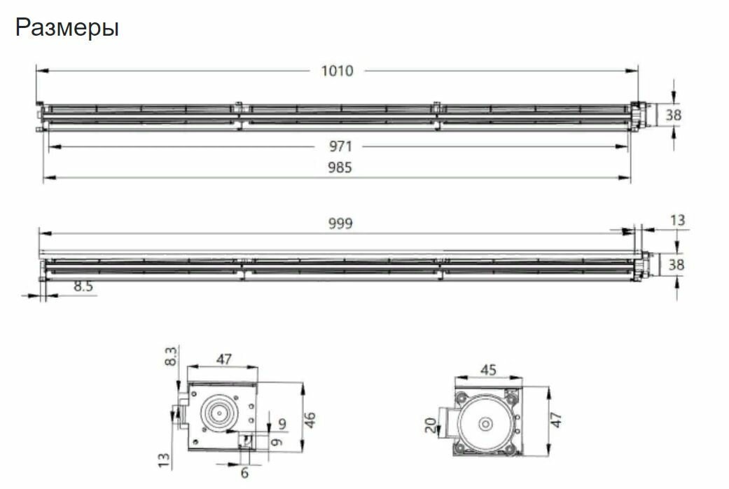 Вентилятор тангенциальный ES-EE03099R24-V1 - фотография № 3