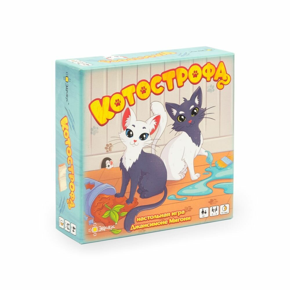 Развивающая настольная игра для детей "Котострофа" Эврикус