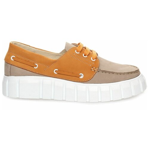 Топсайдеры женские MAKFLY бежевый 36