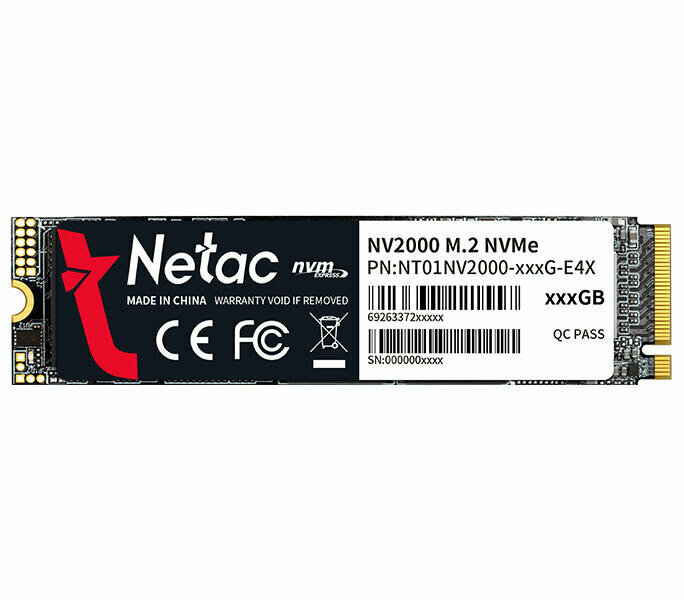 Накопитель SSD Netac M.2 2280 NV2000 NVMe PCIe 1Tb (NT01NV2000-1T0-E4X) - фото №12