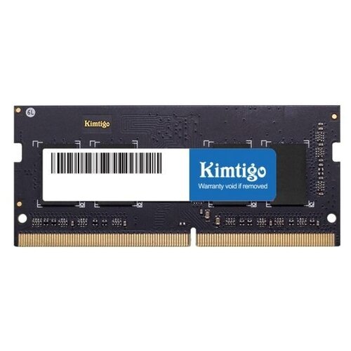 оперативная память kimtigo ddr4 sodimm cl19 kmks4g8582666 Оперативная память Kimtigo 2666 МГц SODIMM CL19 KMKS16GF682666