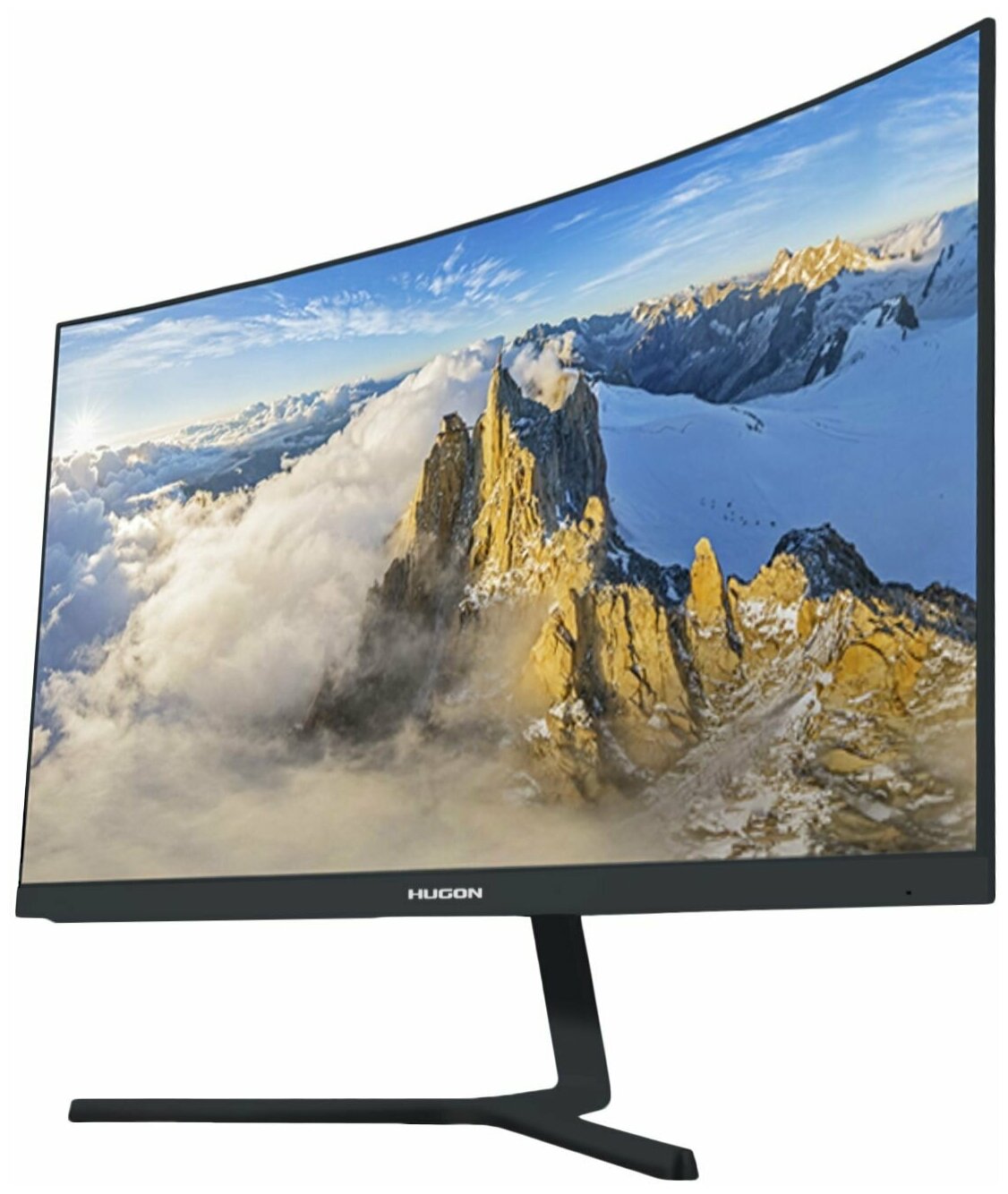 24 Монитор Hugon Q24 изогнутый дисплей чёрный