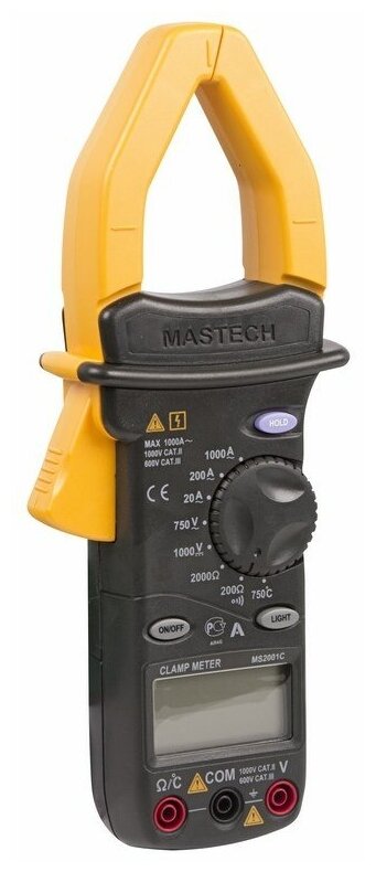 Клещи токоизмерительные MASTECH MS2001C [13-1310] - фото №9